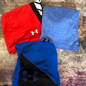 Under Armour Boys Shorts:   Lot of 3 Shorts